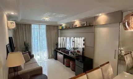 Apartamento no tatuapé com 2 dormitórios sendo 1 suíte, sacada, 1 vaga, 64 m²