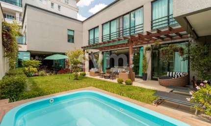 Casa em condomínio fechado com 4 quartos à venda na Rua Eduardo Sprada, 630, Campo Comprido, Curitiba por R$ 8.500.000