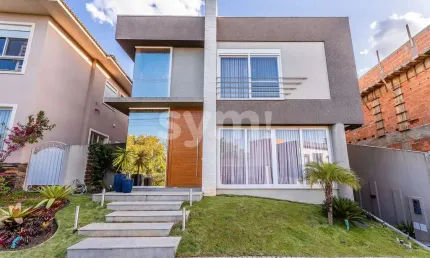 Casa em condomínio fechado com 6 quartos à venda na Rua Hermenegildo Luca, 101, Santa Felicidade, Curitiba por R$ 3.990.000