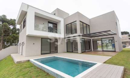 Casa em condomínio fechado com 4 quartos à venda na Rua Inácio Wichnewski, 920, Orleans, Curitiba por R$ 4.970.000