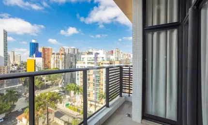 Apartamento com 1 quarto à venda na Rua Coronel Menna Barreto Monclaro, 438, Centro, Curitiba por R$ 499.000
