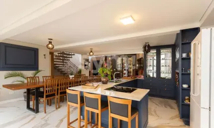 Casa em condomínio fechado com 5 quartos à venda na rua santa bertila boscardin, 455, santa felicidade, curitiba por r$ 2.700.000