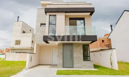 Casa em condomínio fechado com 3 quartos à venda na Rua Irma Schreiner Maran, 503, Santa Cândida, Curitiba por R$ 1.290.000