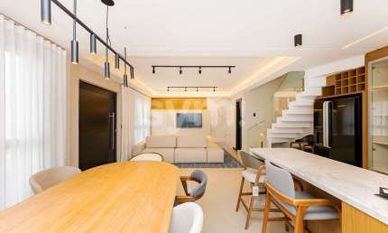 Casa em condomínio fechado com 3 quartos para alugar na Avenida Cândido Hartmann, 5118, Santa Felicidade, Curitiba por R$ 12.000