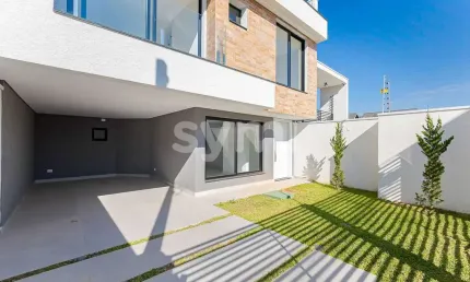 Casa em condomínio fechado com 3 quartos à venda na rua marechal lott, 221, santa felicidade, curitiba por r$ 1.265.000