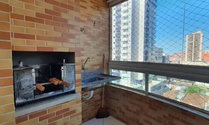 Apartamento com 2 dormitórios à venda, 70 m² por R$ 390.000,00 - Vila Assunção - Praia Grande/SP