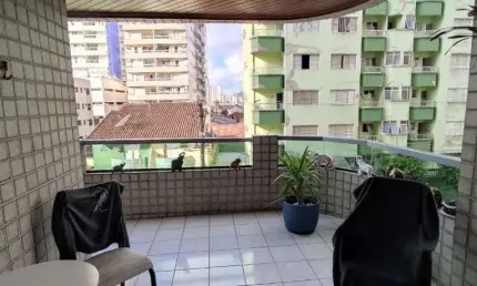 Apartamento à venda, 107 m² por R$ 570.000,00 - Tupi - Praia Grande/SP