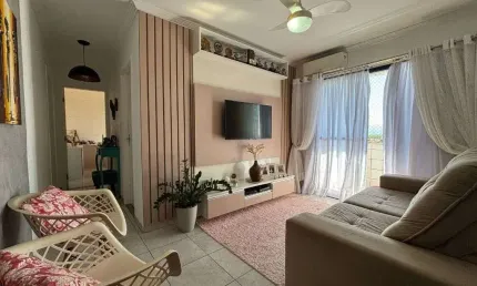 Apartamento com 2 dormitórios à venda, 62 m²  - tupi - praia grande/sp