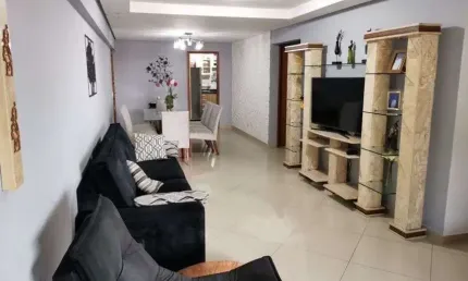 Apartamento com 3 dormitórios à venda, 120 m² por r$ 640.000,00 - tupi - praia grande/sp