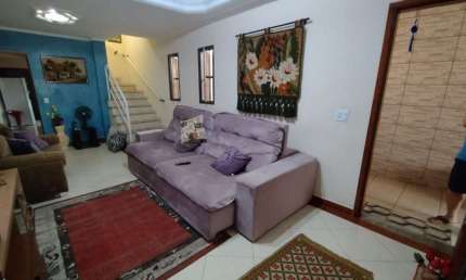 Sobrado com 3 dormitórios à venda, 120 m² por R$ 930.000,00 - Canto do Forte - Praia Grande/SP