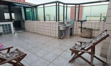 Cobertura com 3 dormitórios à venda, 176 m² por R$ 690.000,00 - Ocian - Praia Grande/SP