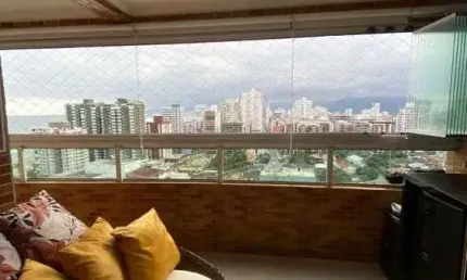 Apartamento com 2 dormitórios à venda, 90 m² por R$ 650.000,00 - Canto do Forte - Praia Grande/SP