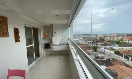 Apartamento com 2 dormitórios à venda, 75 m² por R$ 425.000,00 - Aviação - Praia Grande/SP