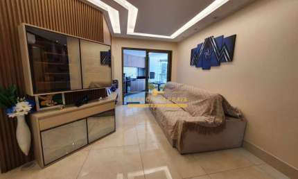 Apartamento com 3 dormitórios à venda, 122 m² por R$ 1.250.000,00 - Canto do Forte - Praia Grande/SP
