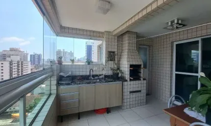 Apartamento com 3 quartos à venda na Rua Martin Afonso de Souza, 669, Aviação, Praia Grande