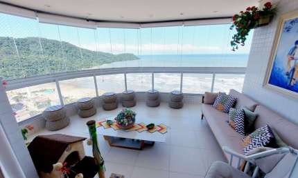 Apartamento com 4 quartos à venda na Rua Xixova, 136, Canto do Forte, Praia Grande