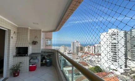 Apartamento com 2 dormitórios à venda, 98 m² por r$ 611.000,00 - vila assunção - praia grande/sp