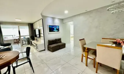Apartamento com 3 dormitórios à venda, 140 m² por r$ 1.600.000,00 - vila guilhermina - praia grande/sp