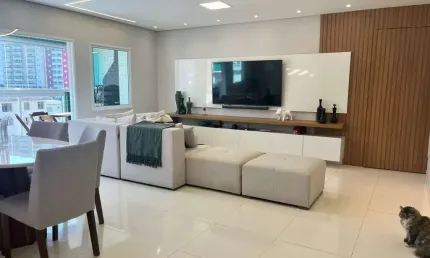 Apartamento com 4 dormitórios à venda, 156 m² por r$ 1.200.000,00 - canto do forte - praia grande/sp