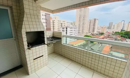 Apartamento com 1 dormitório para alugar - Aviação - Praia Grande/SP