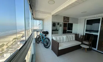 Apartamento com 4 dormitórios à venda, 174 m² por r$ 1.800.000,00 - aviação - praia grande/sp