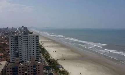 Parcelamento Direto. Vista mar Alto Padrão 02 dorm com suíte em Praia Grande