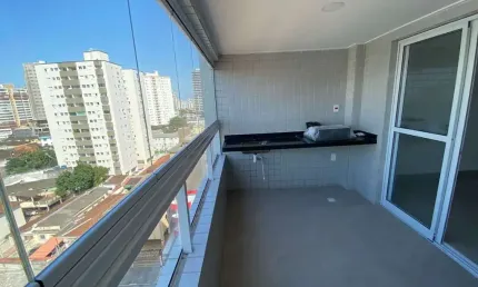Apartamento com 1 dormitório à venda, 57 m² por r$ 369.000,00 - vila guilhermina - praia grande/sp