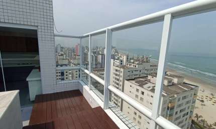 Cobertura com 4 dormitórios à venda, 157 m² por R$ 1.990.000,00 - Ocian - Praia Grande/SP