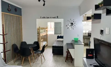 Apartamento tipo kitnet na Guilhermina para locação