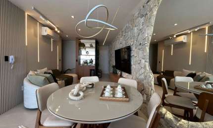 Apartamento Duplex com 4 dormitórios à venda, 179 m² por R$ 3.600.000,00 - Vila Guilhermina - Praia Grande/SP