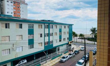 Kitnet com 1 dormitório para alugar, 35 m² por R$ 1.800,02/mês - Tupi - Praia Grande/SP
