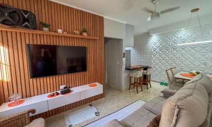Casa com 1 dormitório à venda, 45 m² por R$ 285.000,00 - Aviação - Praia Grande/SP