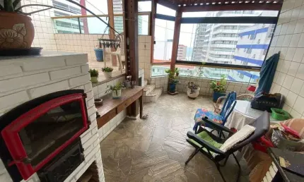 Cobertura com 3 quartos à venda na Rua Eponina, 187, Aviação, Praia Grande