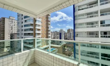 Apartamento com 2 dormitórios à venda, 77 m² por R$ 480.000,00 - Aviação - Praia Grande/SP