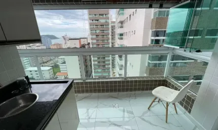 Apartamento com 2 quartos para alugar na Rua Bahia, 650, Canto do Forte, Praia Grande