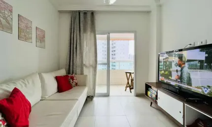 Apartamento com 2 dormitórios à venda, 69 m² por r$ 450.000,00 - vila guilhermina - praia grande/sp