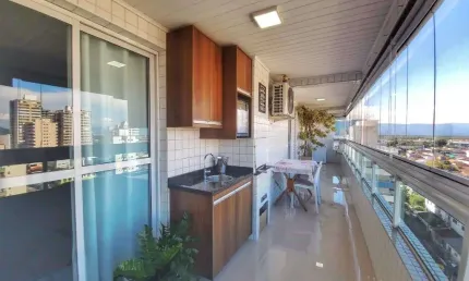 Apartamento com 2 quartos à venda na Rua Chile, 437, Guilhermina, Praia Grande