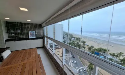 Apartamento com 3 dormitórios à venda, 106 m² por R$ 1.250.000,00 - Mirim - Praia Grande/SP