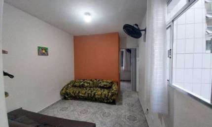 Apartamento com 1 quarto para alugar na Rua Antônio Ferraro, 90, Vila Assunção, Praia Grande