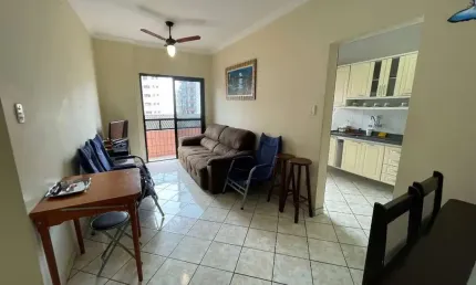 Apartamento com 1 dormitório à venda, 54 m² por r$ 310.000,00 - vila guilhermina - praia grande/sp