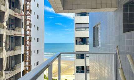 Apartamento com 1 dormitório à venda, 50 m² por R$ 339.000,00 - Caiçara - Praia Grande/SP