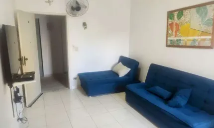 Apartamento com 1 dormitório à venda, 58 m² - Tupi - Praia Grande/SP