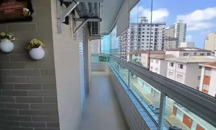 Apartamento com 3 dormitórios à venda, 133 m² por R$ 849.999,00 - Vila Guilhermina - Praia Grande/SP