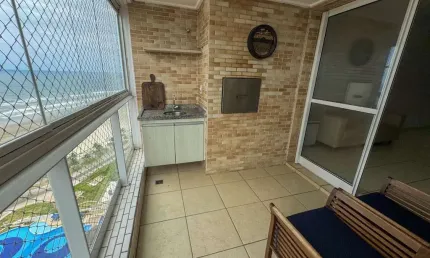 Apartamento com 3 quartos para alugar na Avenida Presidente Castelo Branco, 9127, Vila Mirim, Praia Grande