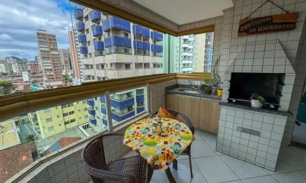 Apartamento com 2 quartos à venda na Rua Carlos Martiniano de Andrade Bitencourt, 193, Aviação, Praia Grande