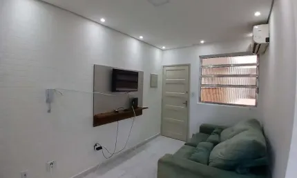 Apartamento vista mar com 2 quartos na tupi - praia grande sp