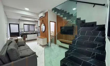 Casa em condomínio fechado com 2 quartos à venda na Avenida Professor Daijiro Matsuda, 540, Balneário Pires, Praia Grande