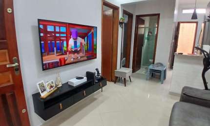 Casa em condomínio fechado com 2 quartos à venda na Avenida Guido Mangioca, 777, Balneário Pires, Praia Grande