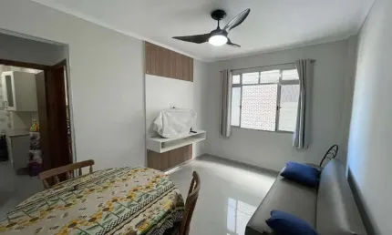 Apartamento com 1 quarto para alugar na Avenida Presidente Castelo Branco, 3344, Guilhermina, Praia Grande