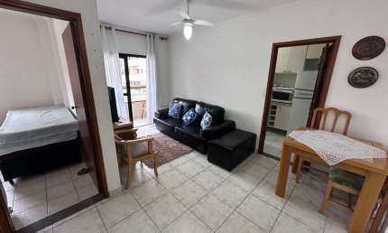 Apartamento com 1 dormitório à venda, 48 m² - Tupi - Praia Grande/SP